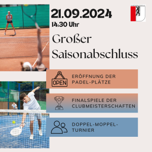 Großer Saisonabschluss am 21.9.2024